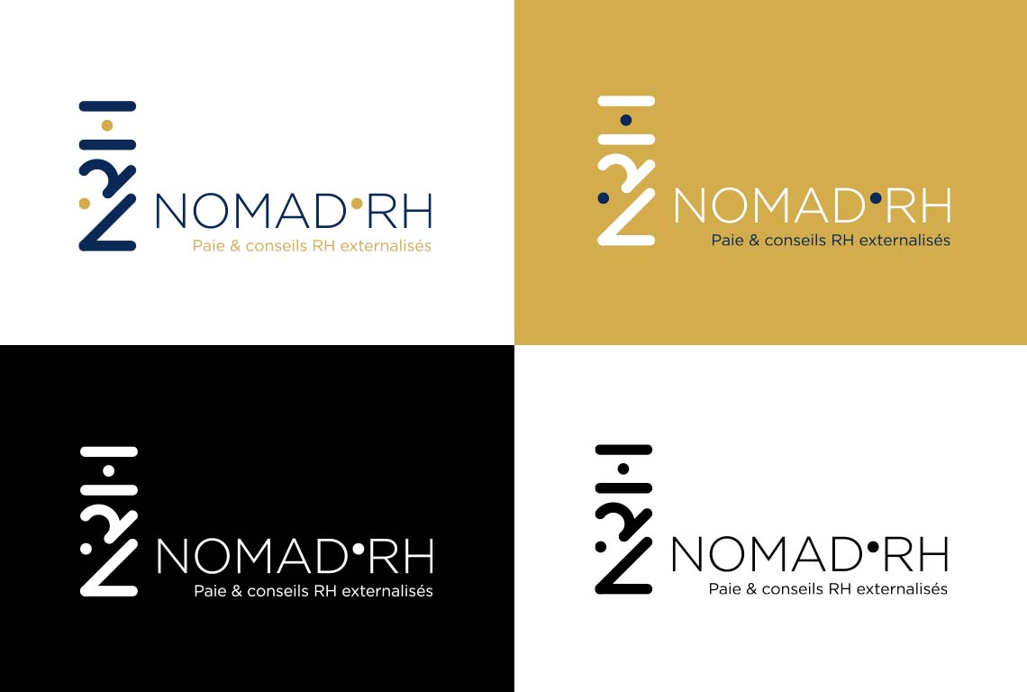 Déclinaison Logo Nomad'Rh