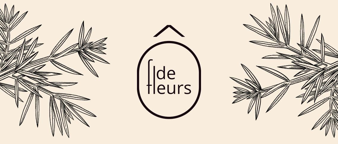 fond d'étiquette Ô de Fleurs