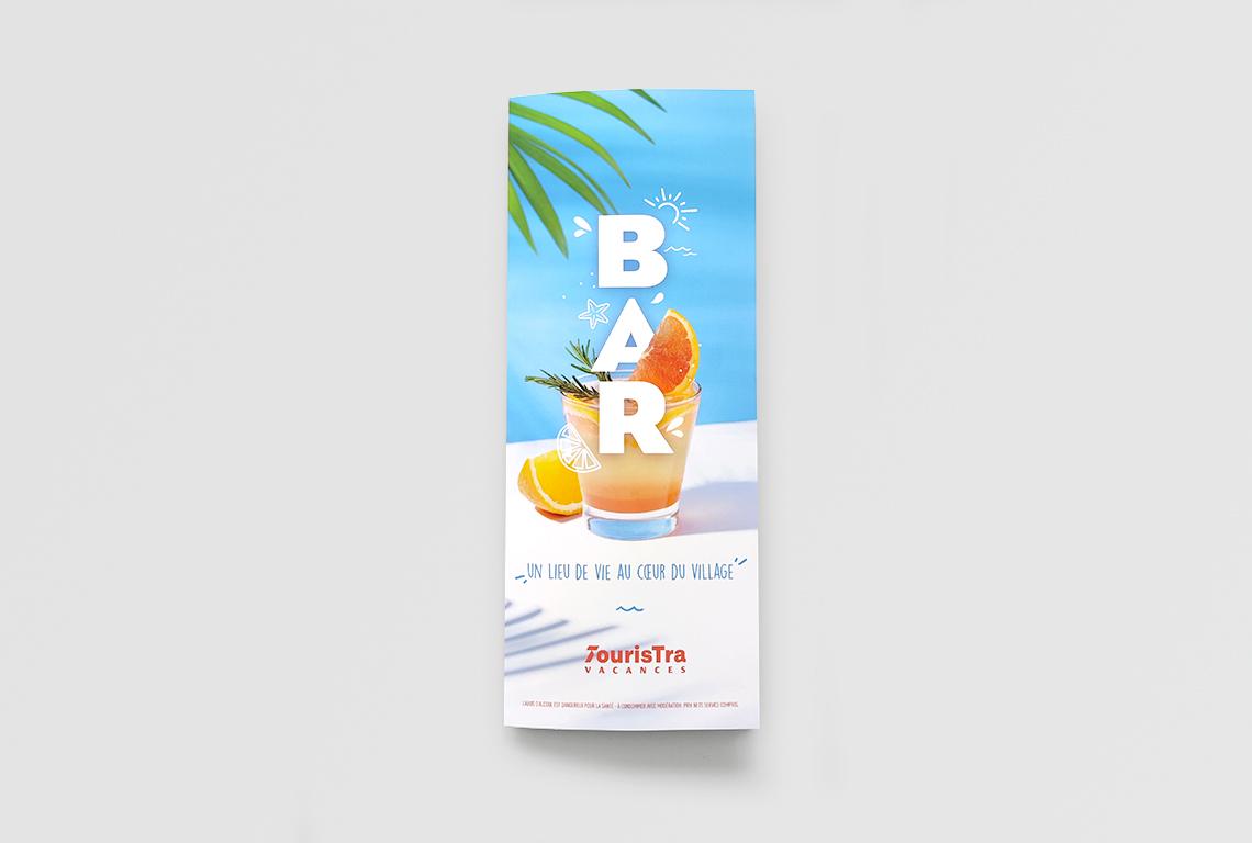 Carte boisson Touristra vacances